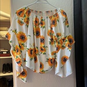 Floral Sunflower Women's Top